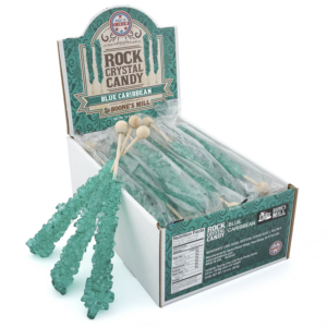 Rock Crystal Candy<br>24 ct Box<br>Blue Caribbean