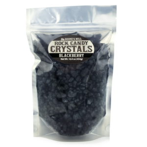 Rock Candy Crystals<br>1 lb Bag<br>Black/Blackberry