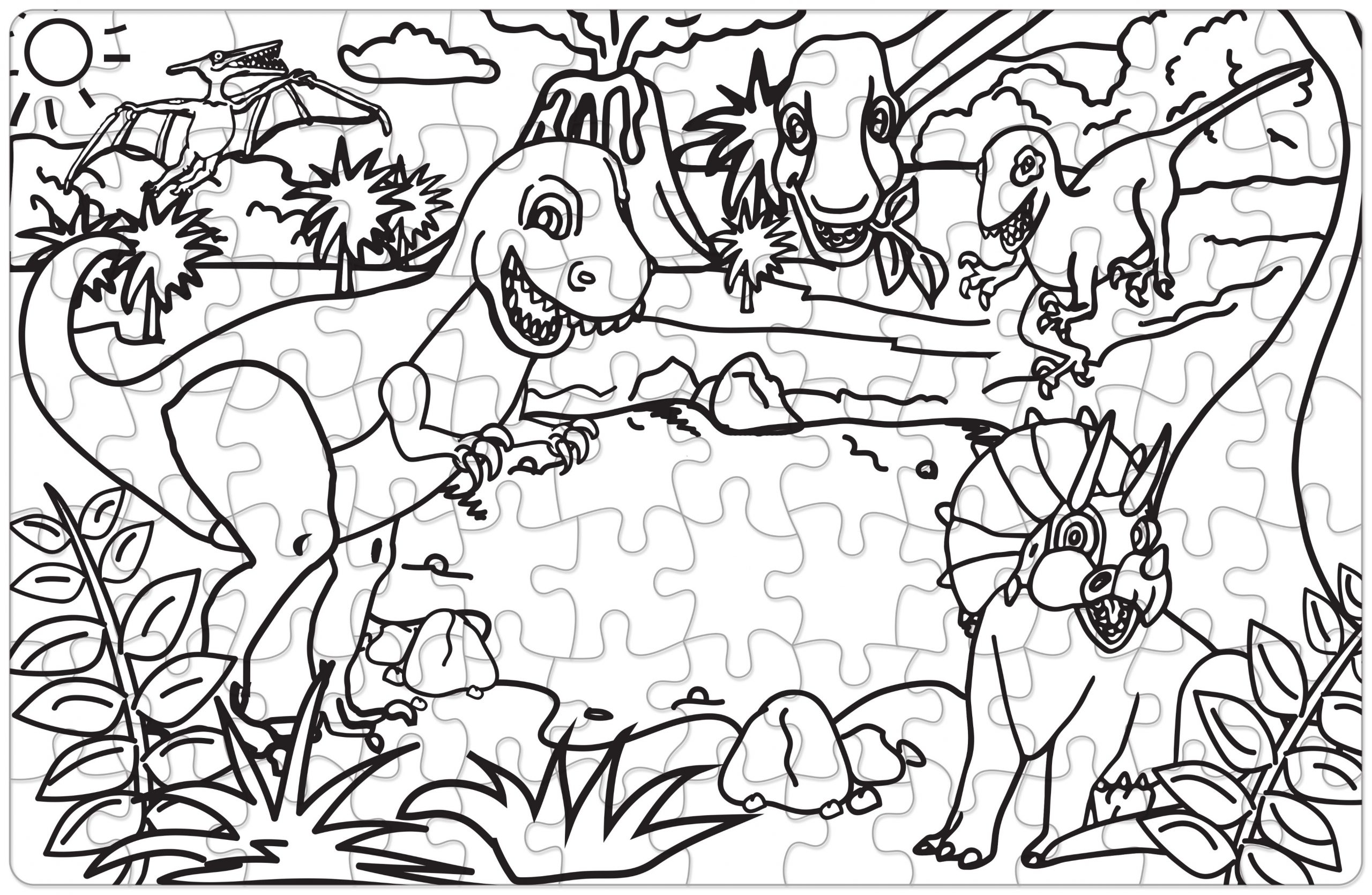 Get Your Cray On Puzzle - Dinosaur
