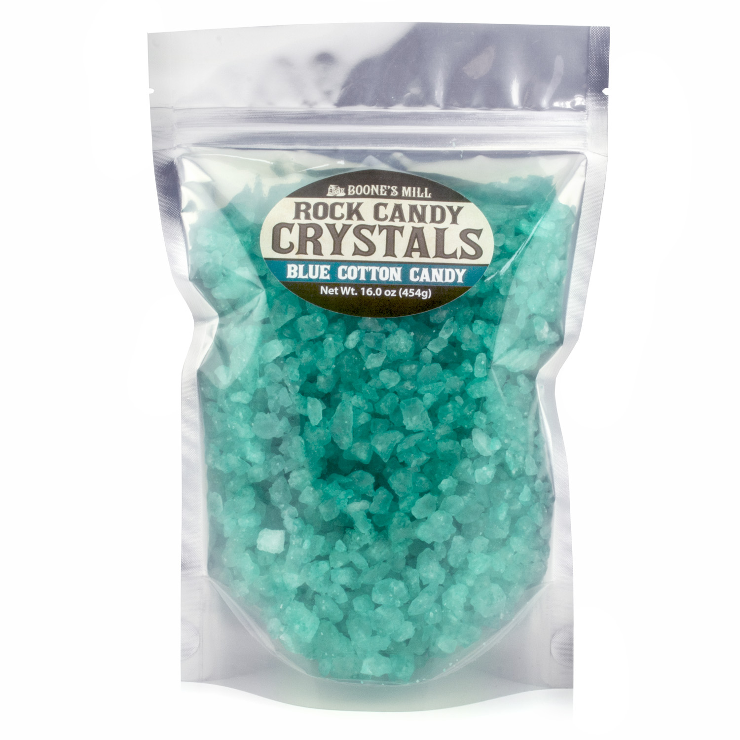 Aqua Blue/Cotton Candy Rock Candy Crystals in 1 lb bag