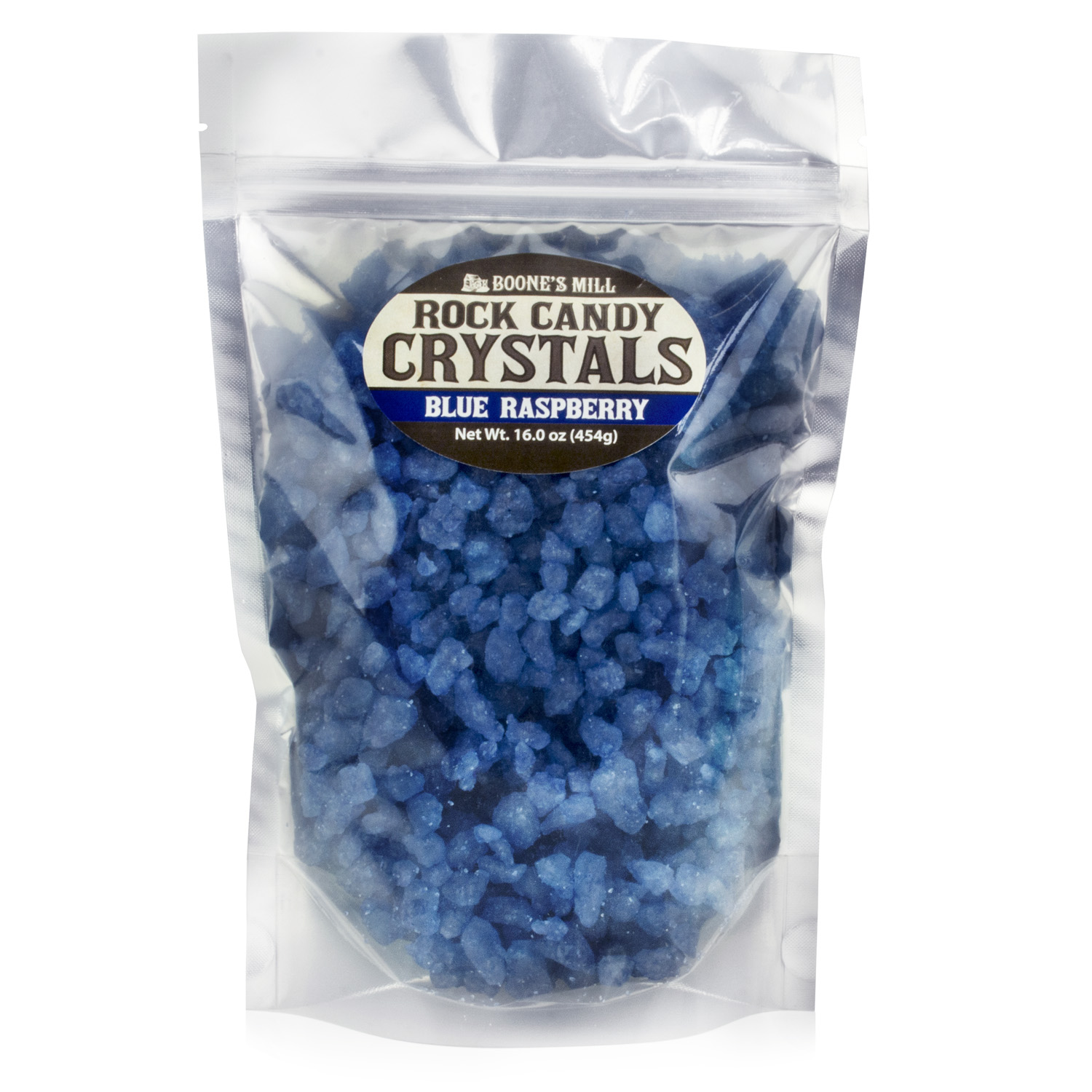 Rock Candy Crystals 1 lb. Bag - Blue Raspberry