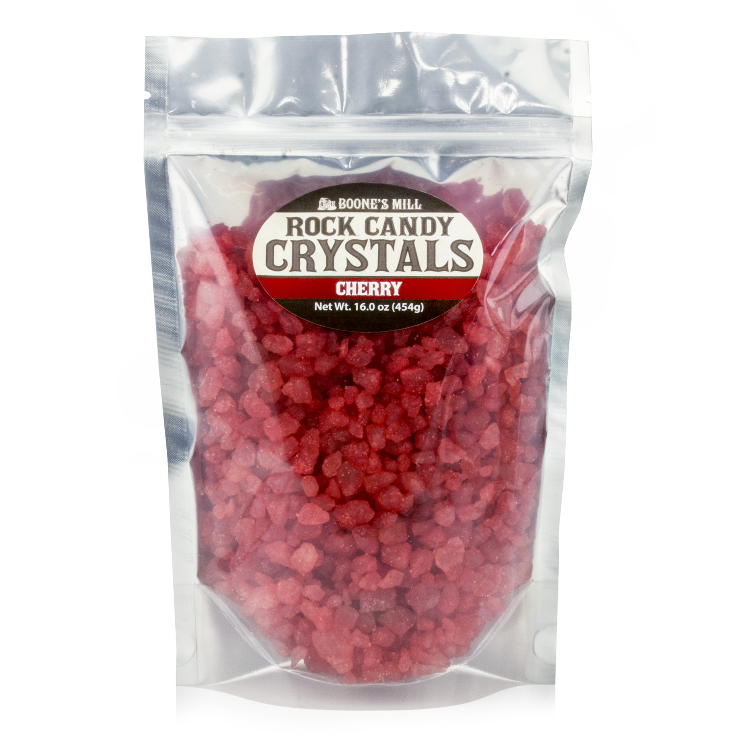 Rock Candy Crystals 1 lb Bag Cherry/Red