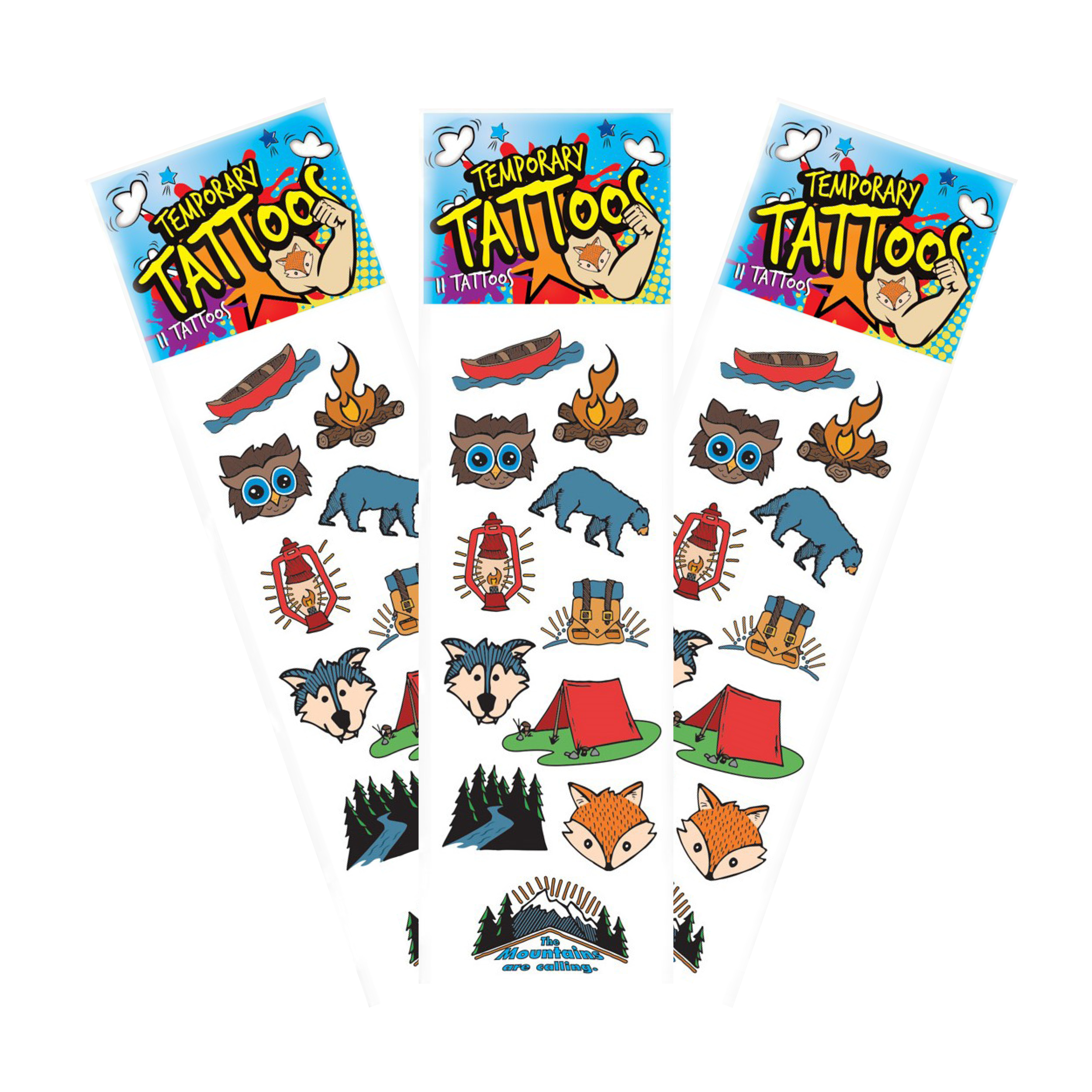 Wilderness Temporary Tattoos: 9-12 Tattoos Per Pack – Ages 4+ – Boone's  Mill Trading